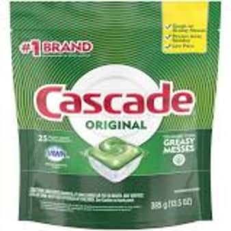 image of Cascade 4 Pack, dishwashing pods