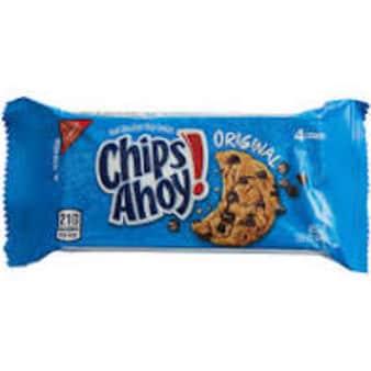image of Chips Ahoy Original, single 4 pack cookies