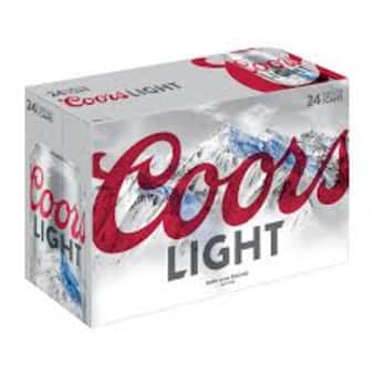 image of Coors Light 24 Pack Suitcase, cans
