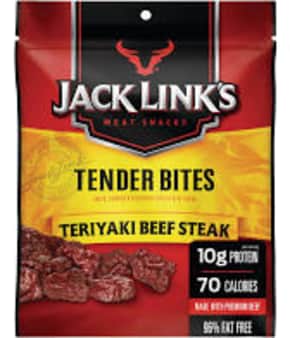 image of Jacks Links Teriyaki Beef Steak Tender Bites