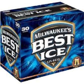 image of Milwalkee Best Ice, 30 Pack Cans