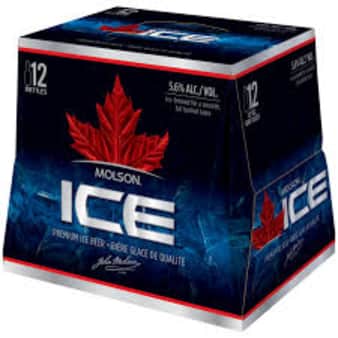image of Molson Ice,12 Pack Bottles