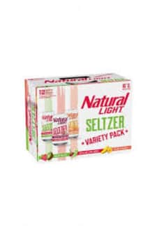 image of Natural Light Seltzer Variety, 12 Pack Cans