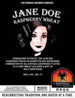 image of The Phoenix Brewing Co Jane Doe Raspberry Wheat, 4 pack cans