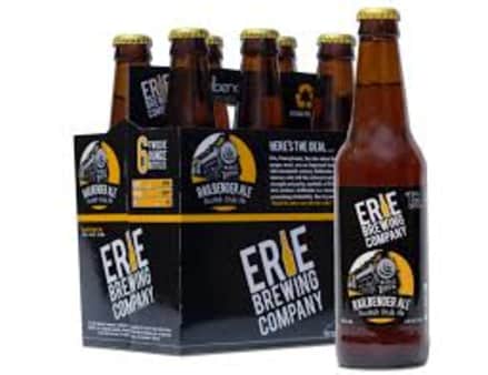 image of Erie Brewing Company Railbender Scottish Ale, 6 Pack Bottles