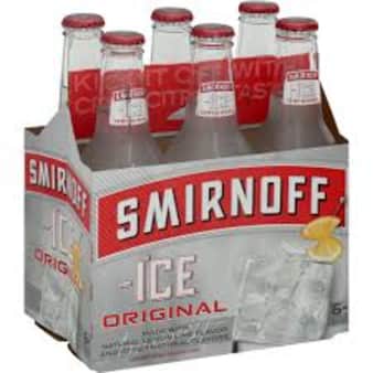 image of Smirnoff Ice Original, 6 Pack Bottles