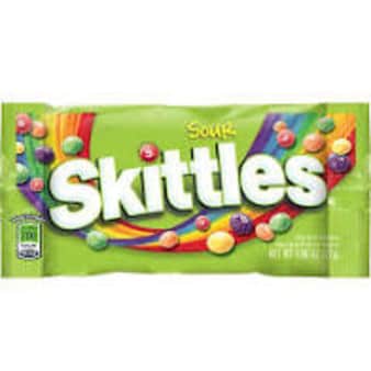 image of Skittles, Sour