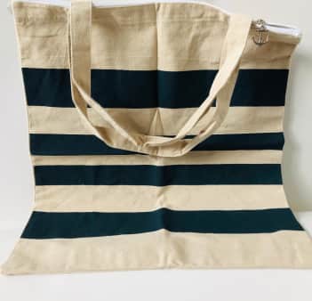 image of Tote, Navy Stripe