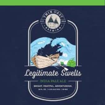 image of Twin Oast Brewing Legitimate Swells Indian Pale Ale, 4 pack cans