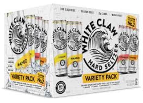 image of White Claw Hard Seltzer Variety #2, 12 pack Cans