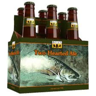 image of Bell's Two Hearted Ale IPA, 6 pack bottles