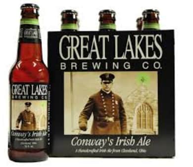 image of Great Lakes Brewing Co Conway Irish Ale, 6 pack bottles
