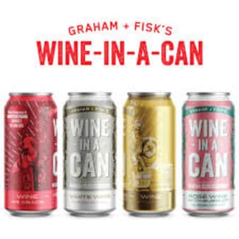image of Graham and Fisk's White Wine-in-a-Can, single
