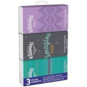 image of Kleenex travel pack, 3 pack bundle