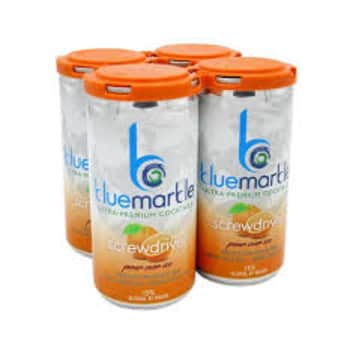 image of Blue Marble Screwdriver Cocktail, 4 pack cans
