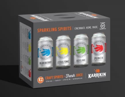 image of Karrikin Sparkling Spirits, 12 pack cans
