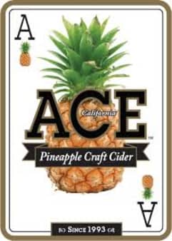 image of Ace Cider Pineapple, 6 pack bottles  