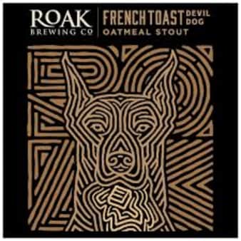 image of Roak Brewing French Toast Devil Dog Stout, 6 pack bottles