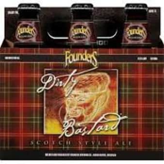 image of Founders Brewing Co Dirty Bastard Scottish Ale, 6 pack bottles