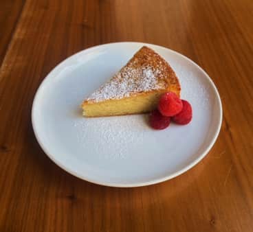Slice Almond Cake