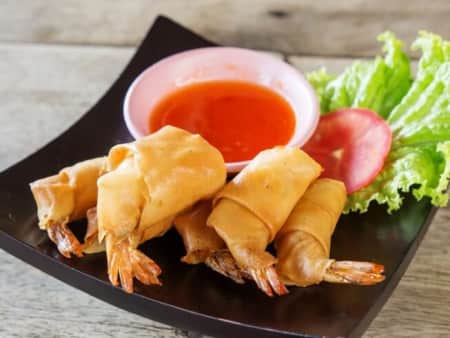A6. Prawn Rolls
