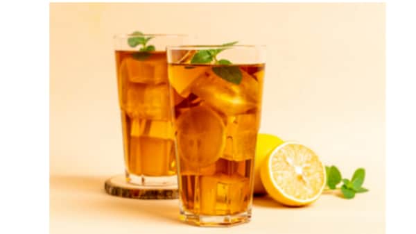 Iced green tea