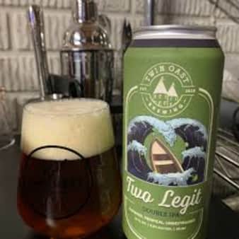image of Twin Oast Brewing Two Legit Double IPA, 4 pack cans