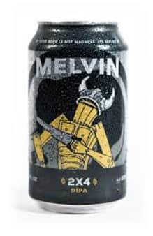 image of Melvin Brewing Co. 2x4 Double IPA, 4 pack cans