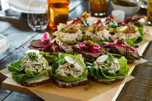 Signature Danish Open Face Sandwich box