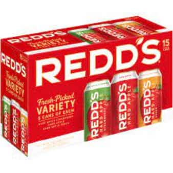 image of Redd's Apple Ale Variety, 15 pack cans