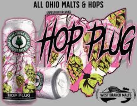 image of Unplugged Brewing Co Hop Plug IPA, 4 pack cans
