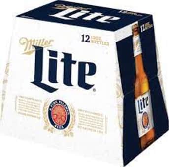 image of Miller Lite 12 Pack Bottles