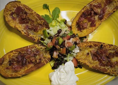 image of Bacon and Cheese Potato Skins