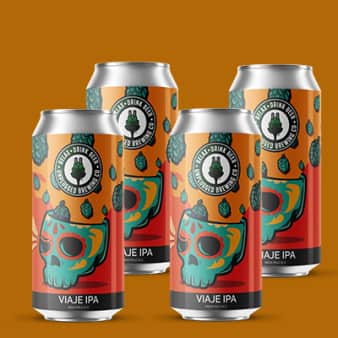 image of Unplugged Brewing Co Viaje IPA, 4 pack cans