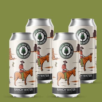 image of Unplugged Brewing Co Ranch Water Tequila Lime Hard Seltzer, 4 pack cans