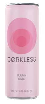 image of Corkless Bubbly Rose, 4 pack cans 