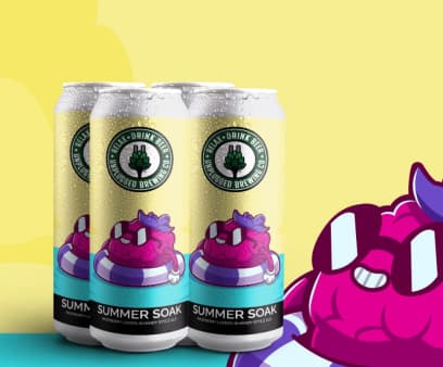 image of Unplugged Brewing Co Summer Soak, 4 pack cans  