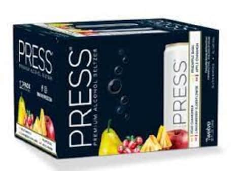 image of Press Hard Seltzer #2, 12 Pack Variety Cans 