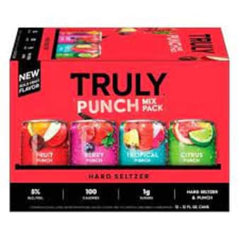 image of Truly Punch Variety, 12 pack cans 
