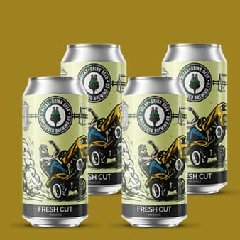 image of Unplugged Brewing Co Fresh Cut Kolsch, 4 pack cans  