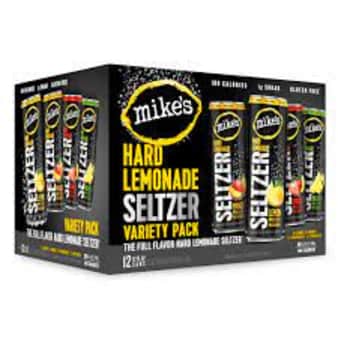 image of Mike's Hard Seltzer Lemonade Variety Pack, 12 pack cans