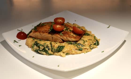 image of Chipotle Salmon Risotto 