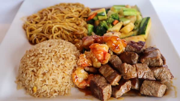 image of Steak and Lobster Hibachi Combo