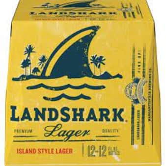 image of Land Shark Lager, 12 Pack Bottles 