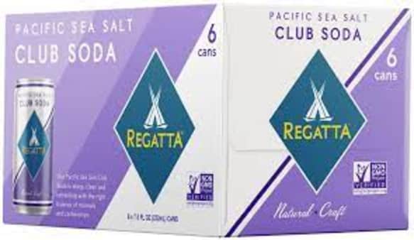 image of Regatta Club Soda, 6 pack cans