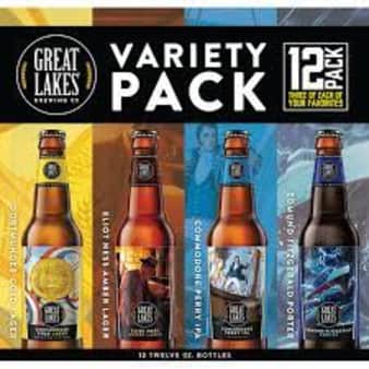 image of Great Lakes Brewing Co Variety Sampler, 12 pack bottles