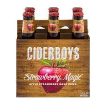 image of Ciderboys Strawberry Magic, 6 Pack Bottles  