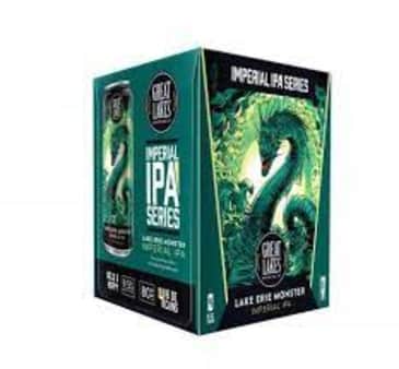 image of Great Lakes Brewing Co Lake Erie Monster Imperial IPA, 4 Pack cans