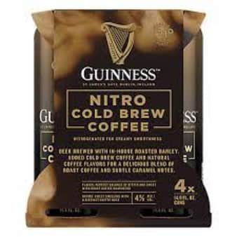 image of Guiness Nitro Cold Brew Coffee, 4 15 oz cans 