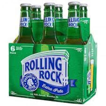 image of Rolling Rock 6 pack bottles